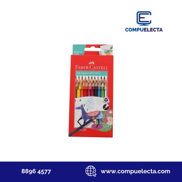 LAPIZ COLOR FABER CASTELL HEXAG 118049 48U