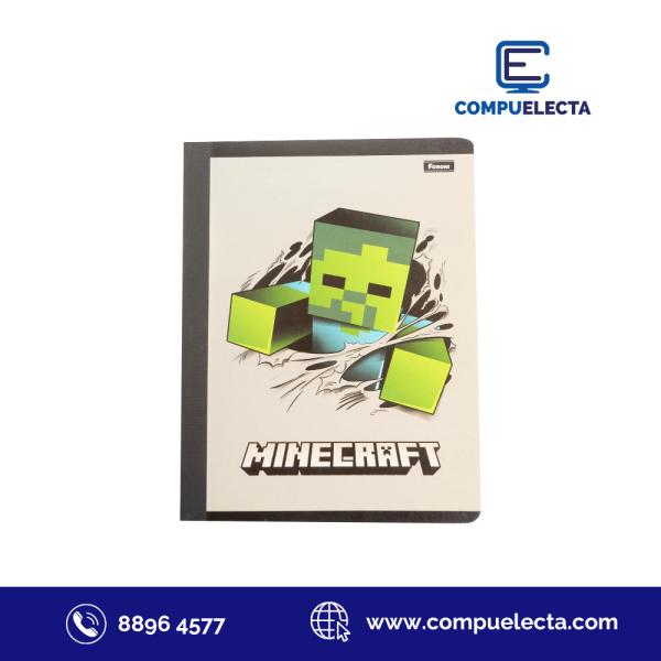 CUADERNO COSIDO FOR TF MINECRAFT 100 HJS
