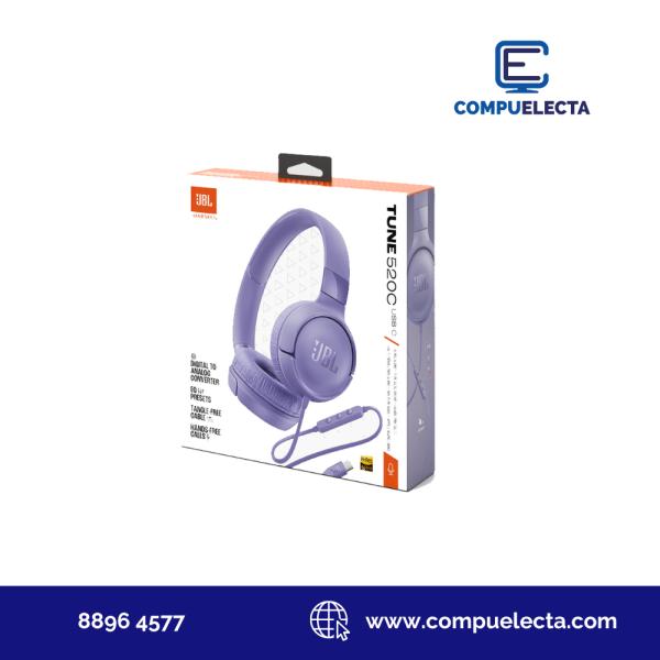 AUDIFONO HEADPHONE JBL TUNE 520C MORADO AL&Aacute;MBRICO
