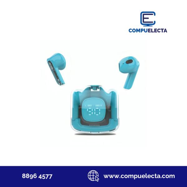 AUDIFONO EARPHONES MOONKI MH-TWS50 AZUL