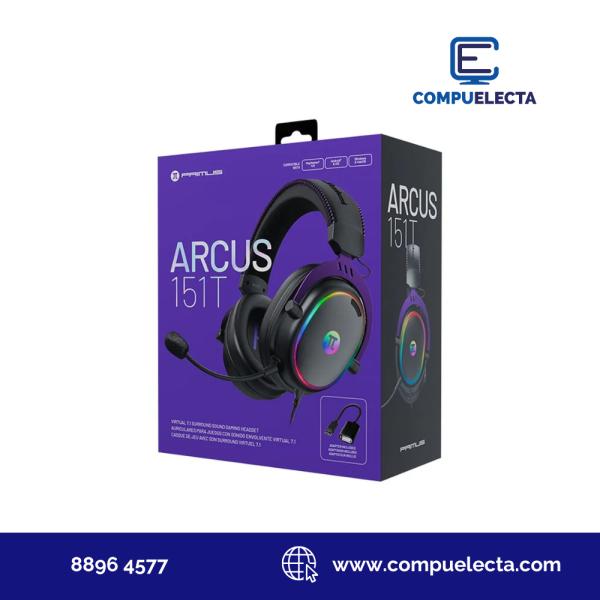 AUDIFONO HEADPHONES GAMER PRIMUS ARCUS151T PHS-151