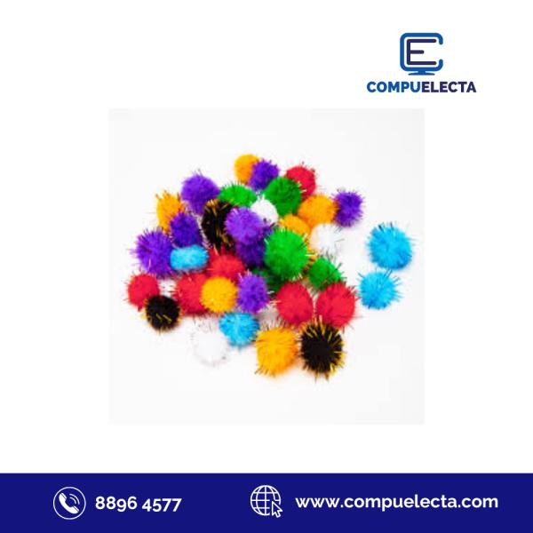 POMPOM 25MM 60PZS