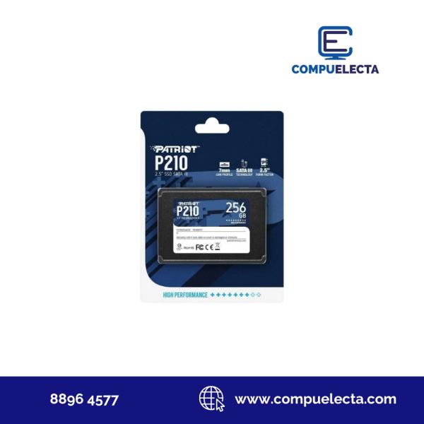 DISCO ESTADO SOLIDO PATRIOT SSD SATA III 256GB P210S256G25