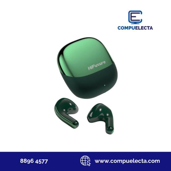 AUDIFONO EARPHONES HIFUTURE CHROMEBUDS VERDE
