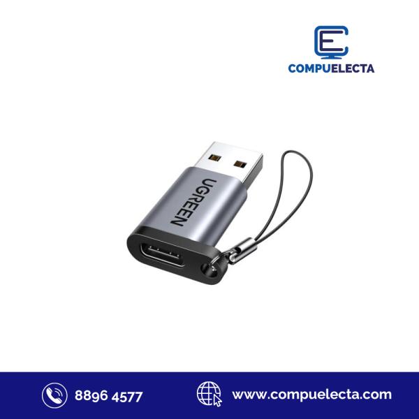 ADAPTADOR USB-A MACHO A USB-C HEMBRA UGREEN 50568