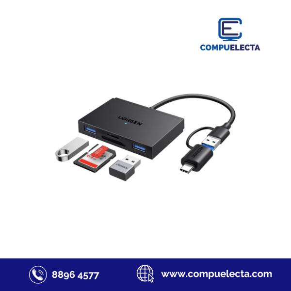 LECTOR DE MEMORIAS UGREEN 4 EN 1 45167