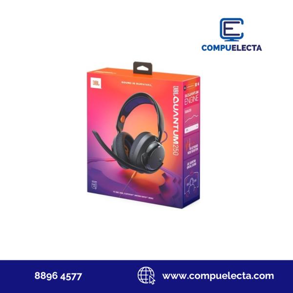AUDIFONO HEADPHONES GAMER JBL QUANTUM 250 NEGRO