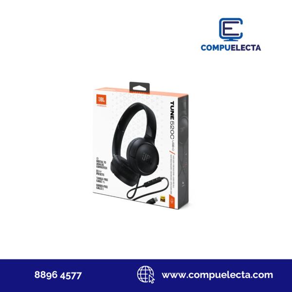 AUDIFONO HEADPHONE JBL TUNE 520C NEGRO AL&Aacute;MBRICO