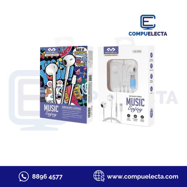 AUDIFONO EARPHONES PASTILLA LIGHTNING MICCELL VQ-H53