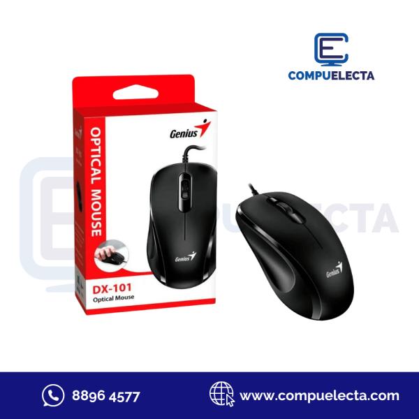 MOUSE GENIUS USB DX-101 NEGRO