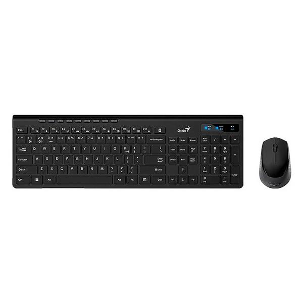 TECLADO Y MOUSE GENIUS SLIMSTAR 8230 INALAMBRICO BLANCO