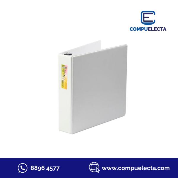 PORTAFOLIO CON FUNDA KINERA 1.5" BLANCO
