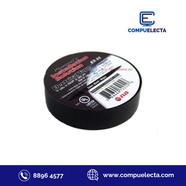 TAPE ELECTRICO 3/4 60FT NEGRO