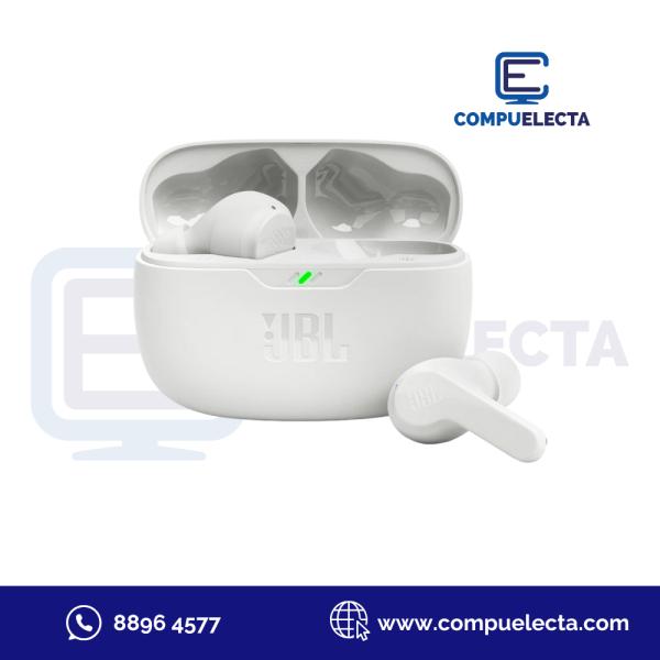 AUDIFONO EARPHONES JBL VIBE BEAM 2 BLANCO