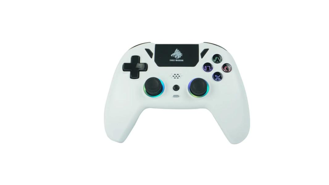 CONTROL JUEGO PS4/PC EAGLE WARRIOR HG04D INALAMBRICO BLANCO