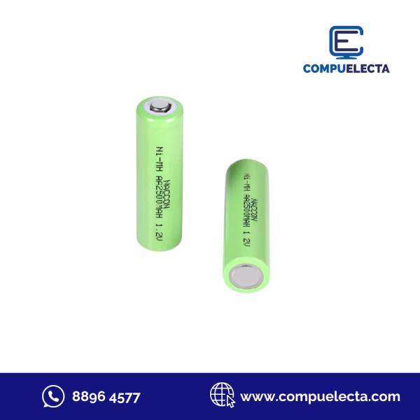 BATERIA AA RECAR 2500MAH HUSKEE NI-MH1.2V 2PK