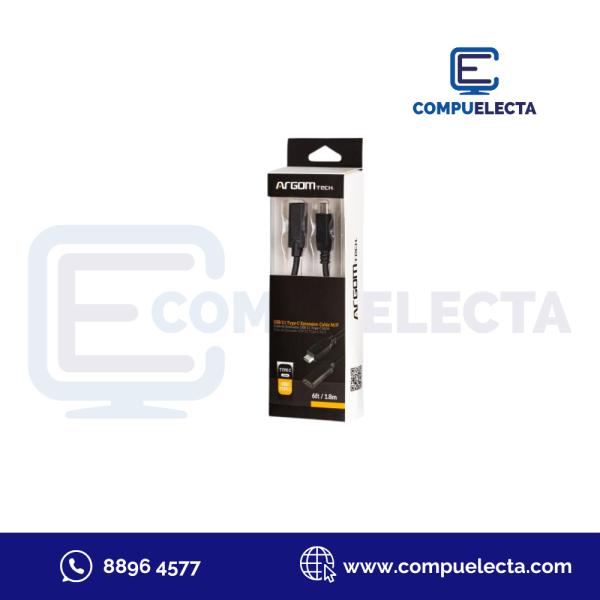 CABLE TIPO C A TIPO C HEMBRA ARGOM ARG-CB-0064 1.8M