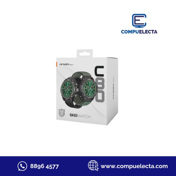 SMART WATCH ARGOM SKEIWATCH C80 WT-6080BK