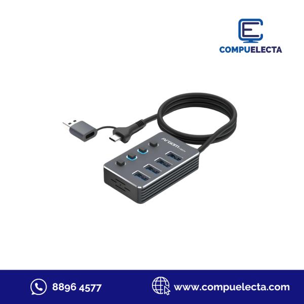 HUB TIPO C MULTI ARGOM 3.0 ARG-UB-0190