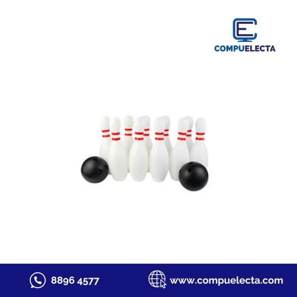 JUEGO DE BOLOS SET DE 10 PINOS BOWLING #11881F