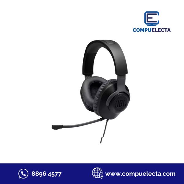 AUDIFONO HEADPHONES GAMER JBL Q100 C/MIC 100 M2 NEGRO