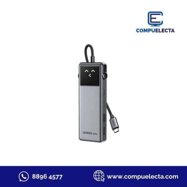 HUB TIPO C MULTI UGREEN 2USB+2TIPO C CM888/35998 GRIS
