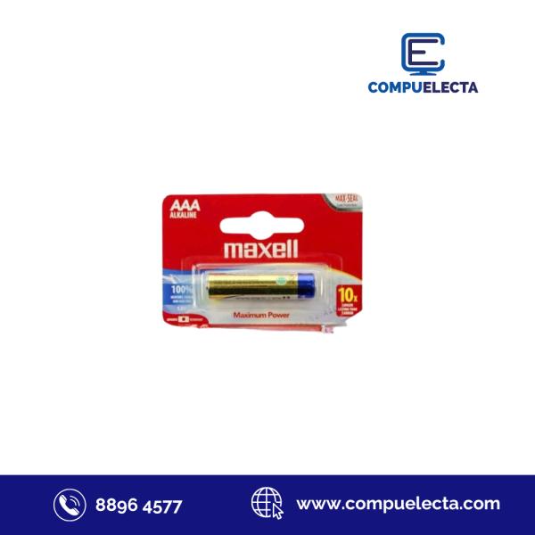 BATERIA AAA MAXELL ALKALINA 1 UNIDAD