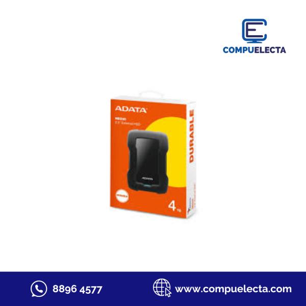 DISCO DURO EXTERNO 4TERA ADATA AHD330-4TU31-CBK