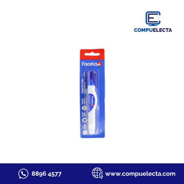 CORRECTOR LIQUIDO BOLIGRAFO FACELA 8.5ML