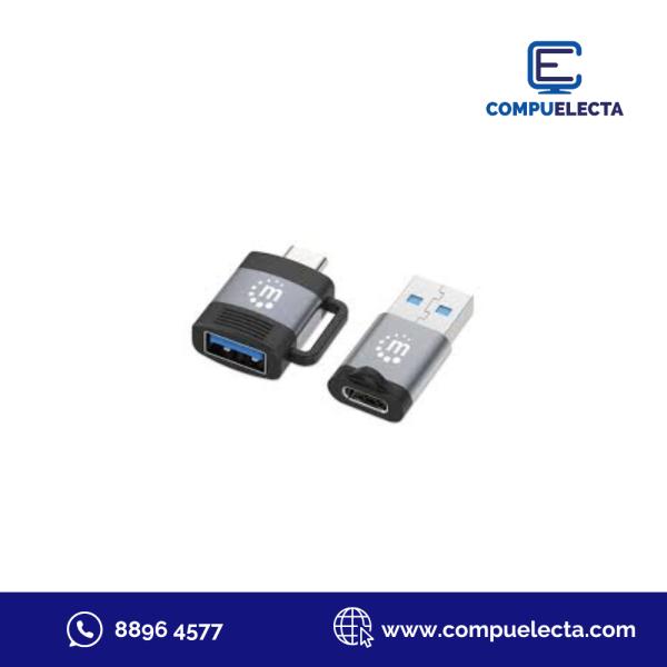 ADAPTADOR OTG (TIPO C ) A USB MANHATTAN 356329