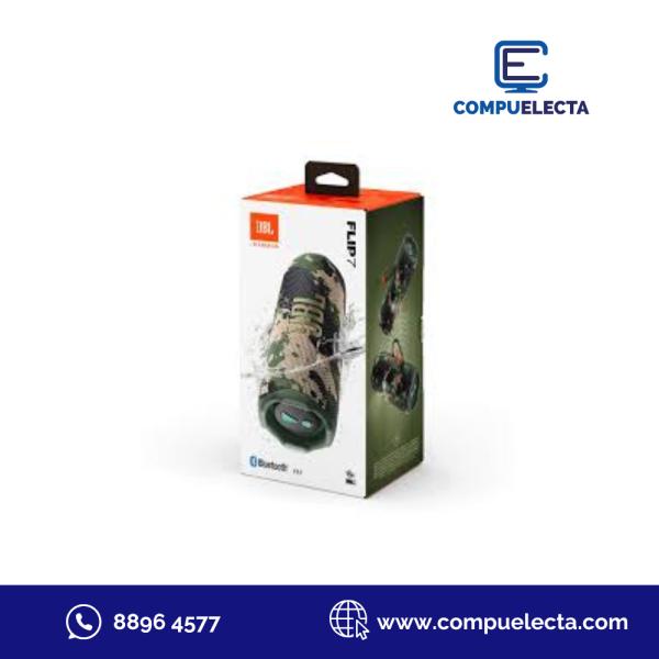 PARLANTE P BLUETOOTH JBL FLIP 7 CAMUFLADO