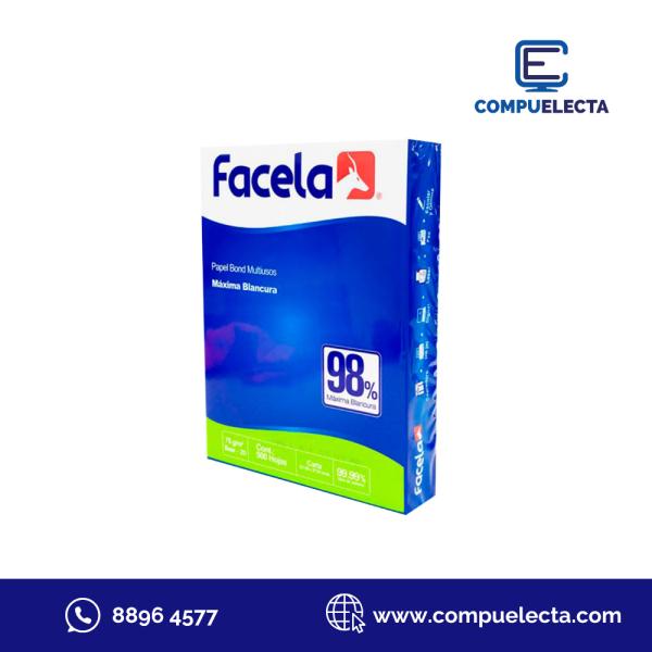 HOJAS X 500 FACELA RESMA PAPEL