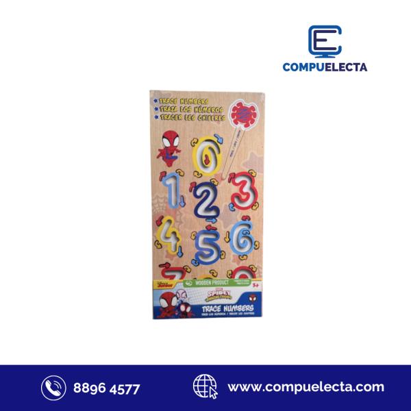 TRAZA EL NUMERO MICKEY SPIDEY LCD-0003-02