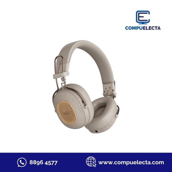 AUDIFONO HEADPHONES MARLEY POSITIVE VIBRATION RIDDIM EM135-SB CREMA