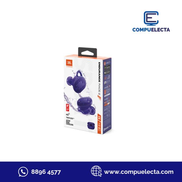 AUDIFONO EARPHONES JBL HARMAN ENDURANCE RACE 2 AZUL