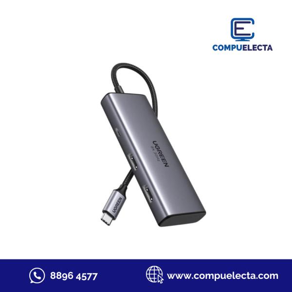 HUB TIPO C MULTI UGREEN 2USB+1TIPO C+2HDMI CM498-15852