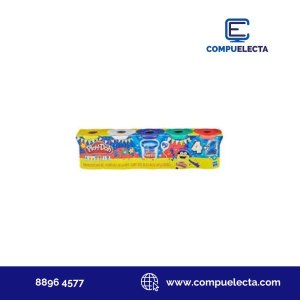 PLASTICINA PLAY DOOH 5 COLORES PRIMARIO