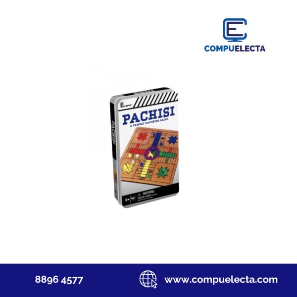 JUEGO DIDACTICO PACHISI EN CAJA METALICA PP812