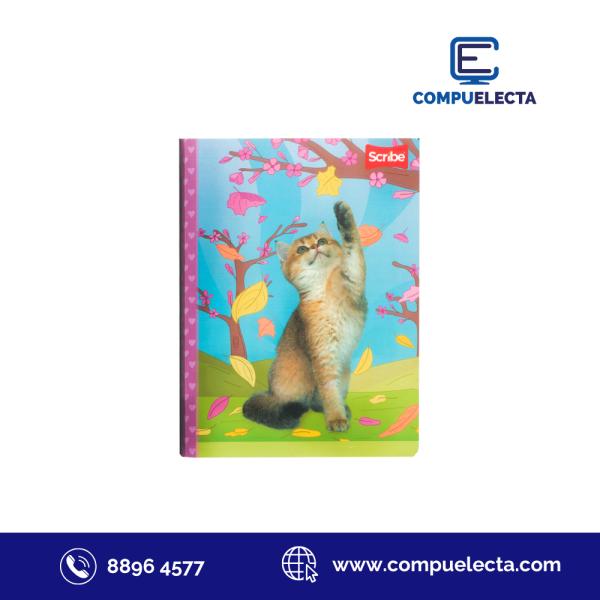 CUADERNO COSIDO SCR CL HUELLITAS 100HJS