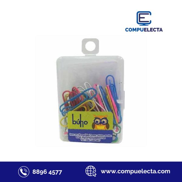 CLIP COLOR PASTEL BUHO #1 33MM