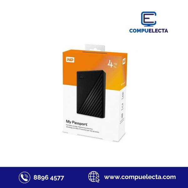 DISCO DURO EXTERNO 4TERA WD MY PASSPORT