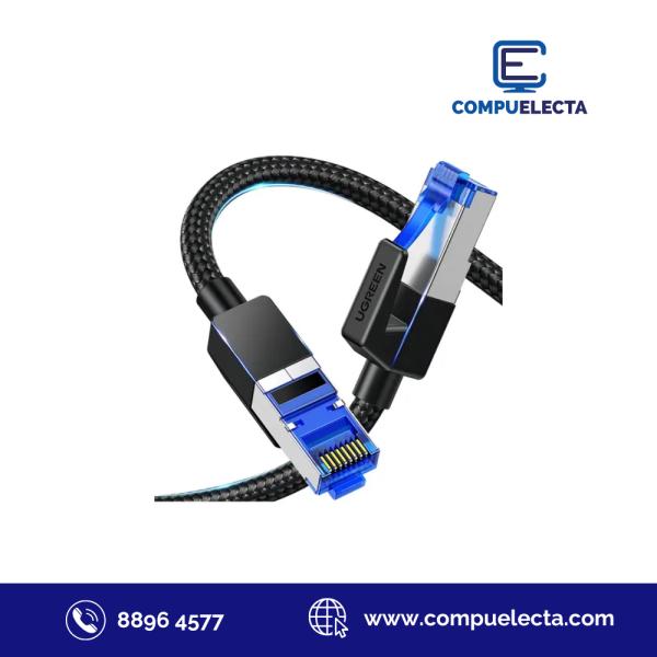 CABLE RED 3M CAT8 UGREEN NW153 80432 NEGRO