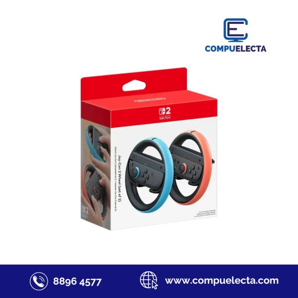 VOLANTE JOY NINTENDO SWITCH 2 AZUL/ROJO