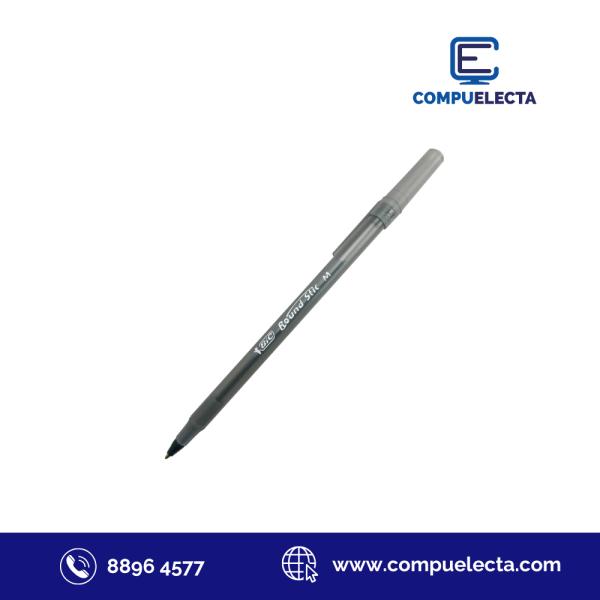 BOLIGRAFO BIC ROUND STICK 1.0 NEGRO