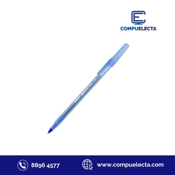 BOLIGRAFO BIC ROUND STICK 1.0 AZUL