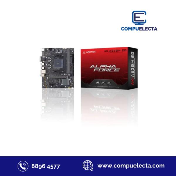 TARJETA MADRE ARKTEK AK-A520M EG VS AM4 MICRO-ATX DDR4