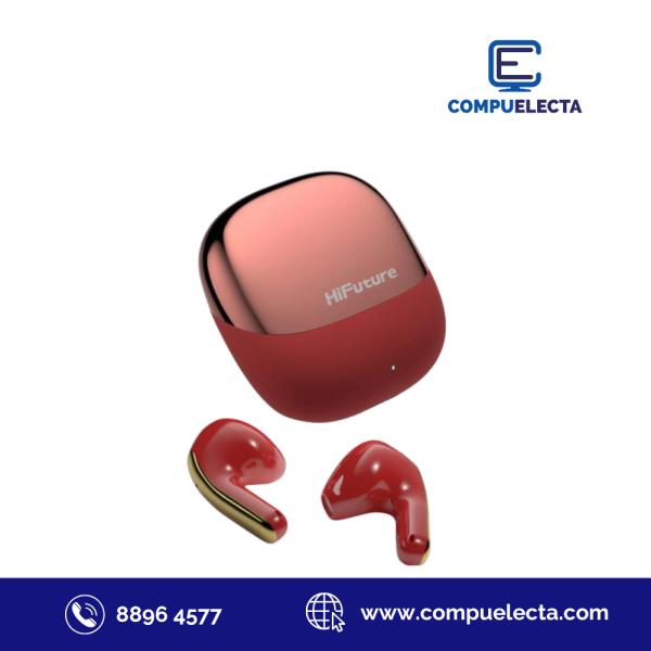 AUDIFONO EARPHONES HIFUTURE CHROMEBUDS ROJO