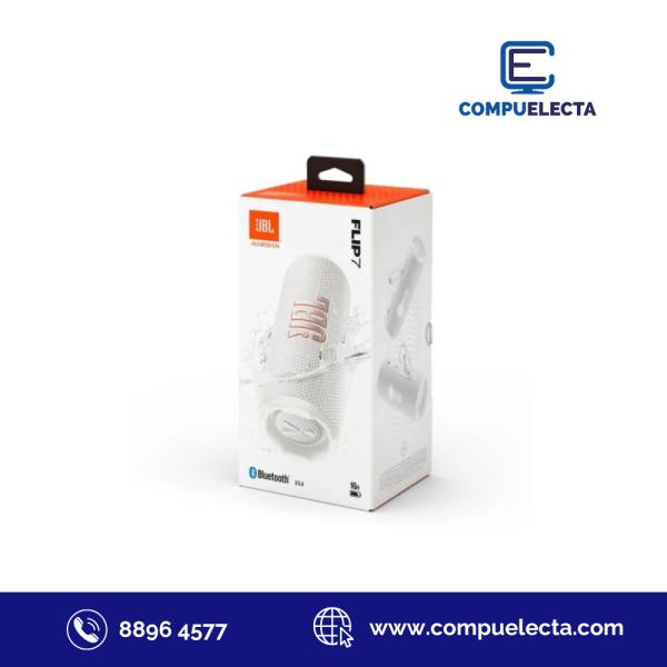 PARLANTE P BLUETOOTH JBL FLIP 7 BLANCO