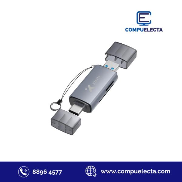 LECTOR DE MEMORIAS 2 EN 1 XTECH XTC-581