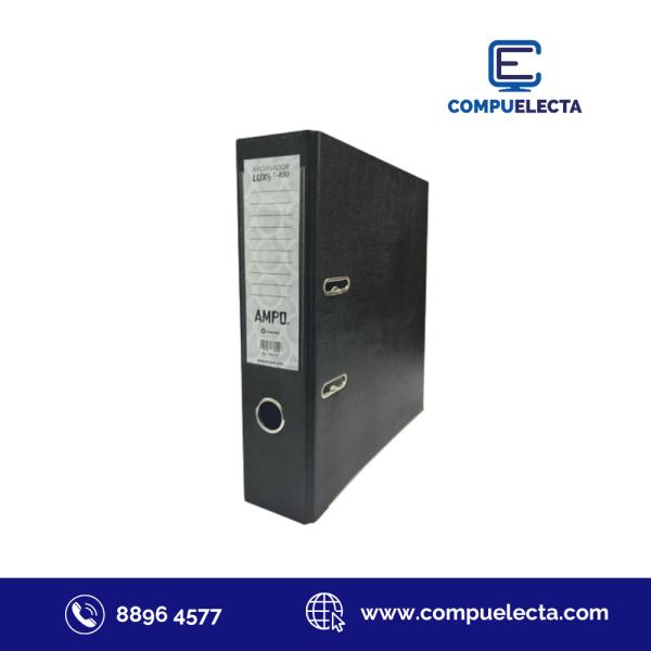 ARCHIVADOR AMPO LUX T-830 CARTA NEGRO (EDJJ)